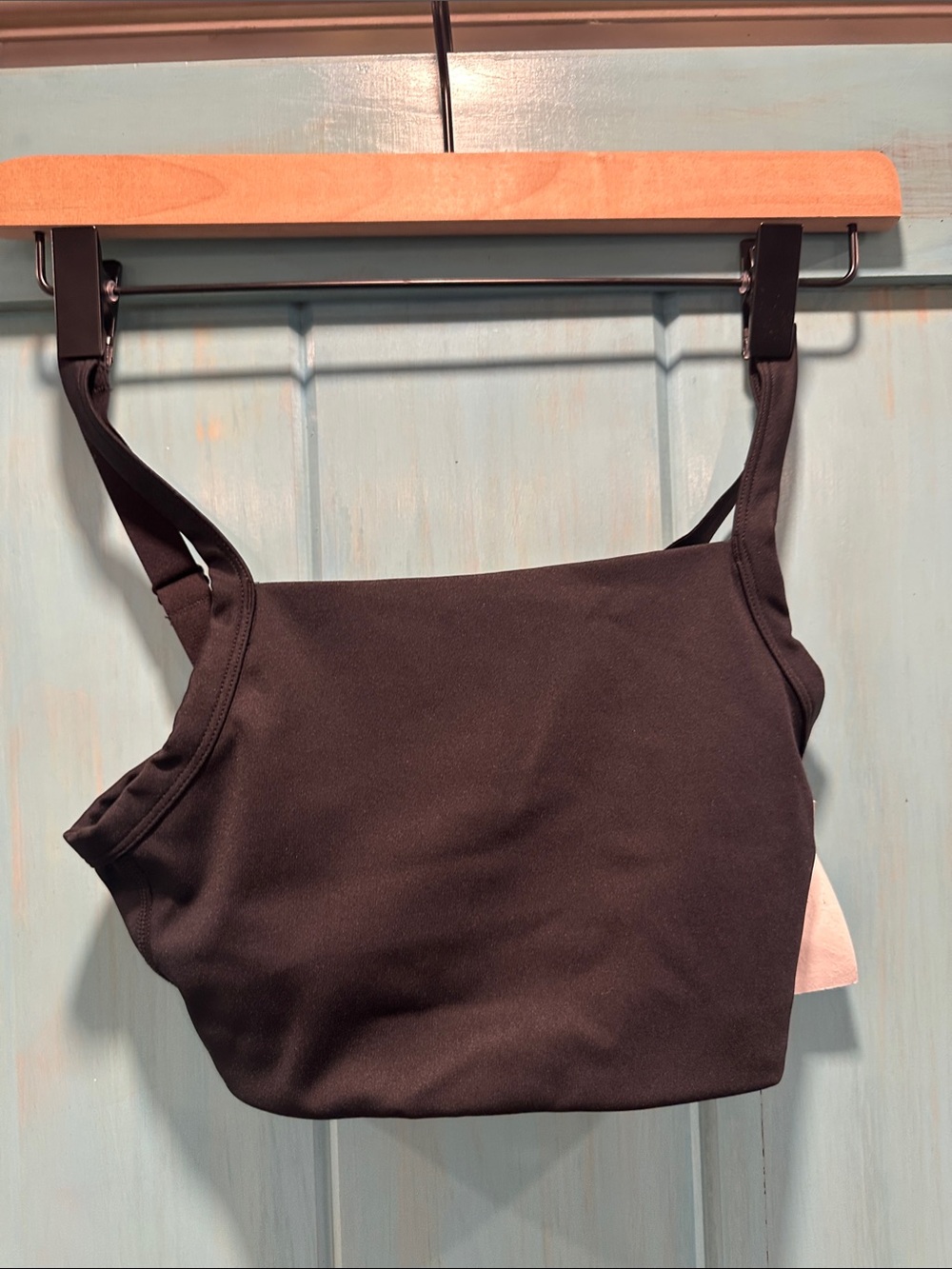 Aerie Offline Black Sports Bra XXS Stretch Medium Support NEW NWT